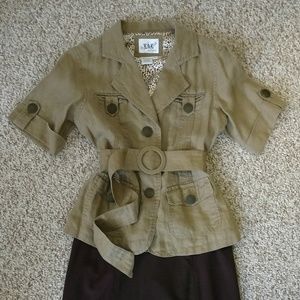 LAL short sleeve cuffed blazer